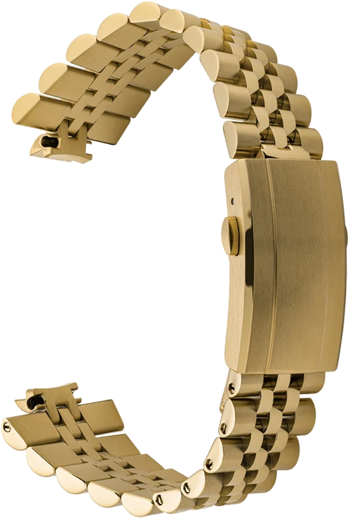 Islander Watch Gold Tone Bracelet for Bulova Super Seville #BRAC-158