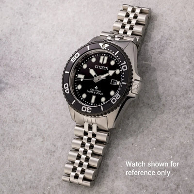 Islander Watch 20mm Brushed and Polished Bracelet for Citizen 41mm Promaster Dive Watch #BRAC-182