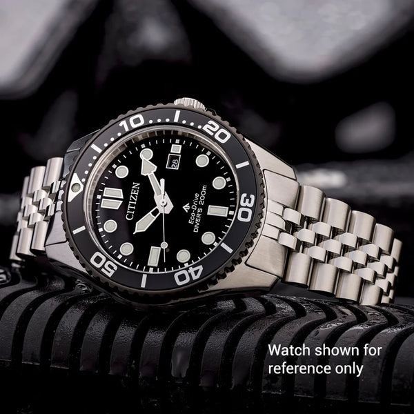 Islander Watch 20mm Brushed and Polished Bracelet for Citizen 41mm Promaster Dive Watch #BRAC-182