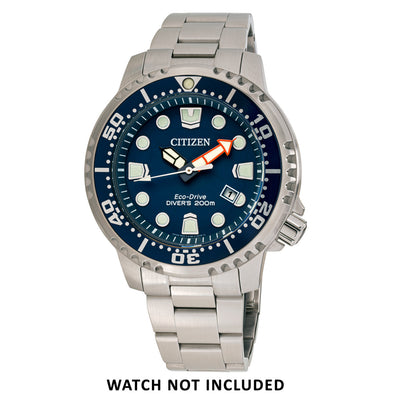 Islander Watch 20mm Brushed Bracelet for Citizen Promaster Quartz #BRAC-35