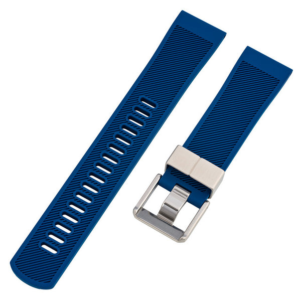 Islander Watch 22mm Navy Blue FKM Rubber Strap #BRAC-41
