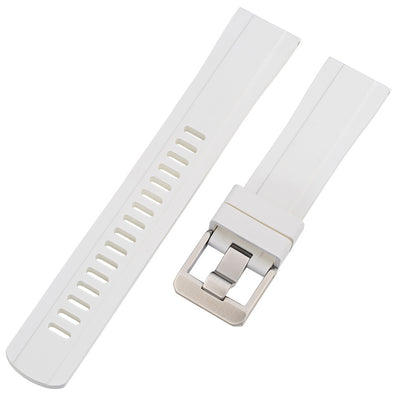 Islander Watch 22mm Pure White FKM Rubber Strap #BRAC-45