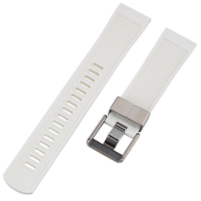 Islander Watch 22mm Pure White FKM Rubber Strap #BRAC-45