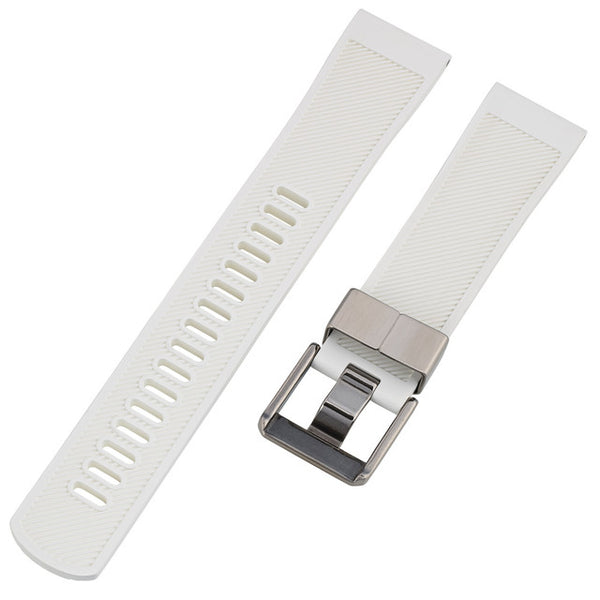 Islander Watch 22mm Pure White FKM Rubber Strap #BRAC-45