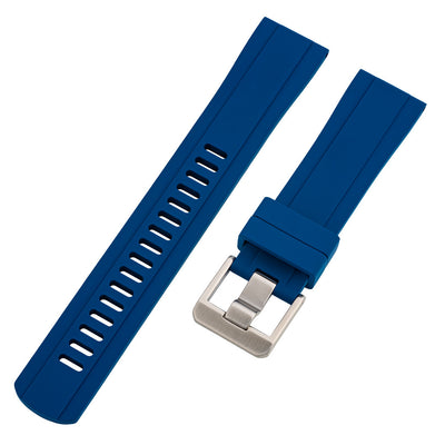 Islander Watch 20mm Navy Blue FKM Rubber Strap #BRAC-47