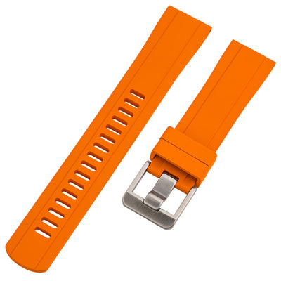 Islander Watch 20mm Orange FKM Rubber Strap #BRAC-48