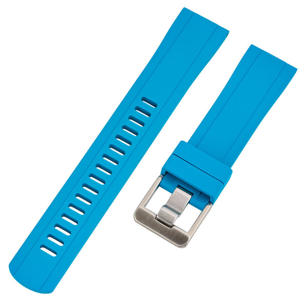 Islander Watch 20mm Sky Blue FKM Rubber Strap #BRAC-50