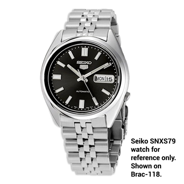 Islander Watch 19mm Brushed and Polished Bracelet for Seiko SNXS79 #BRAC-118