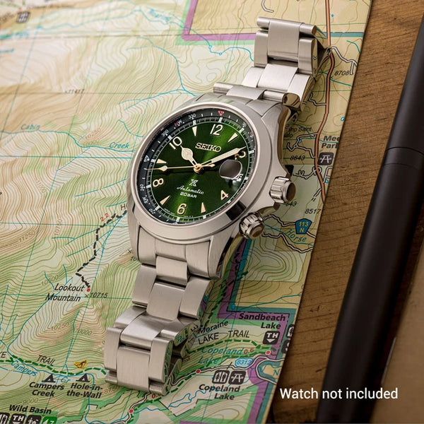 Islander Watch 20mm Brushed Bracelet for Seiko SARB017 and Alpinist BRAC-139