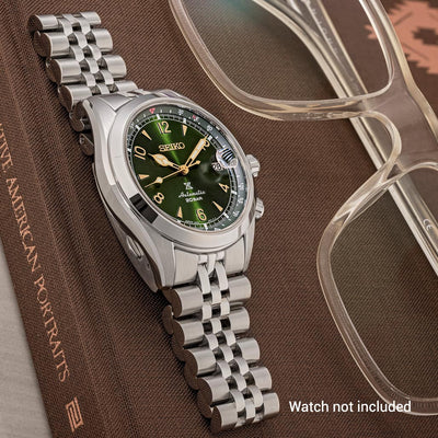 Islander Watch 20mm Brushed and Polished Bracelet for Seiko SARB017 and Alpinist BRAC-140