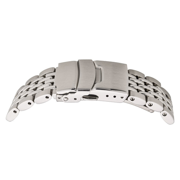Islander Watch 22mm Beads of Rice Bracelet for Casio Duro Quartz Dive Watch #BRAC-142