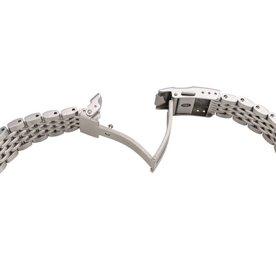Islander Watch 22mm Beads of Rice Bracelet for Casio Duro Quartz Dive Watch #BRAC-142
