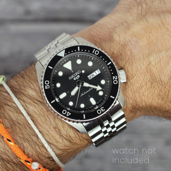 Islander Watch 22mm Brushed and Polished Bracelet for Seiko 5KX 42.5mm Watch #BRAC-93