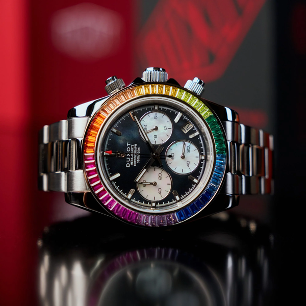 Duxot Accelero Rainbow Chronograph Pearl Black DX-2064-22