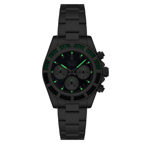 Duxot Accelero Rainbow Chronograph Pearl Emerald Green DX-2064-99