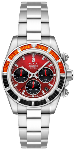 Duxot Accelero Rainbow Chronograph Pearl Red DX-2064-AA