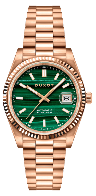 Duxot Marcel Green Malachite Limited Edition DX-2059-FF
