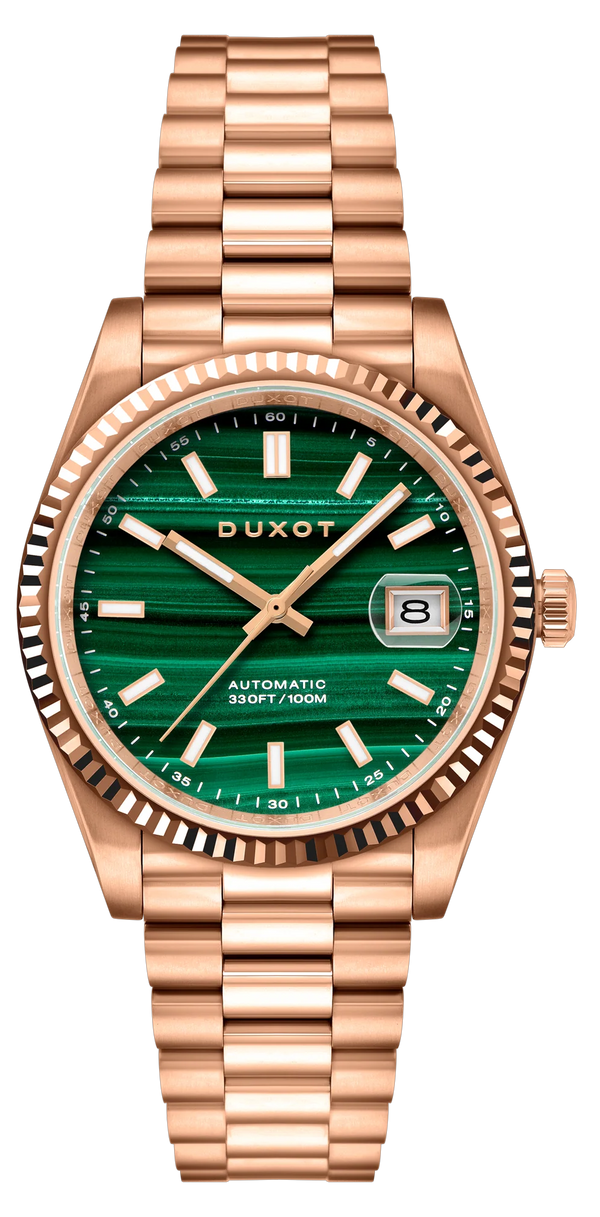Duxot Marcel Green Malachite Limited Edition DX-2059-FF