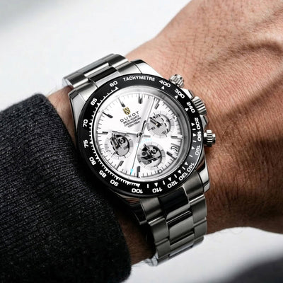 Duxot Accelero Chronograph Skeleton Lunar Black DX-2065-BB