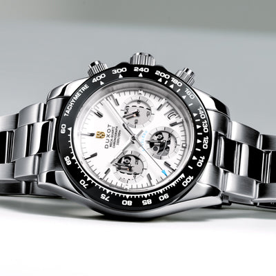 Duxot Accelero Chronograph Skeleton Lunar Black DX-2065-BB
