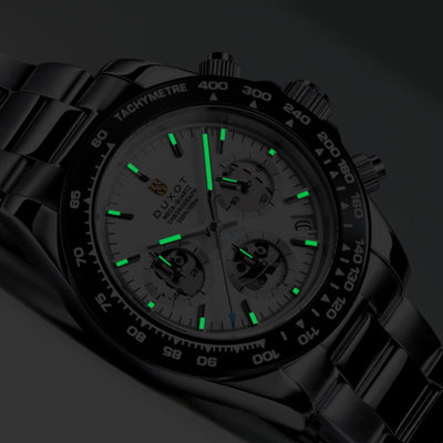 Duxot Accelero Chronograph Skeleton Lunar Black DX-2065-BB