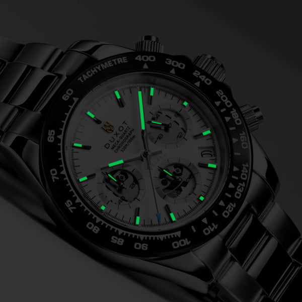 Duxot Accelero Chronograph Skeleton Lunar Black DX-2065-BB