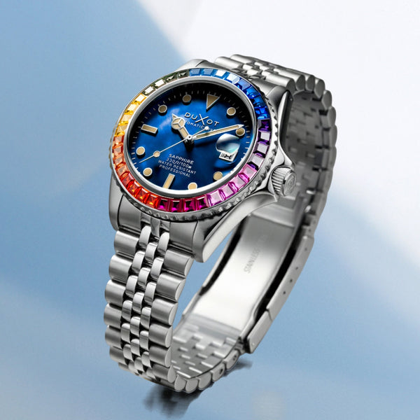Duxot Atlantica 40 Rainbow Automatic Blue MOP DX-2077-55