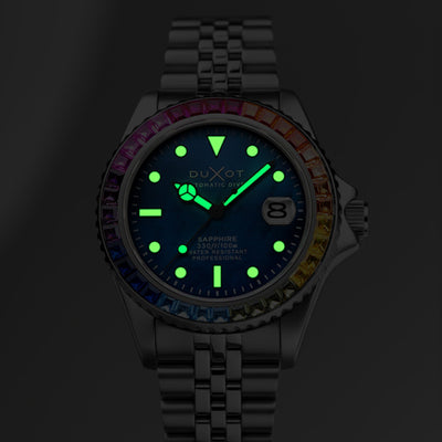 Duxot Atlantica 40 Rainbow Automatic Blue MOP DX-2077-55
