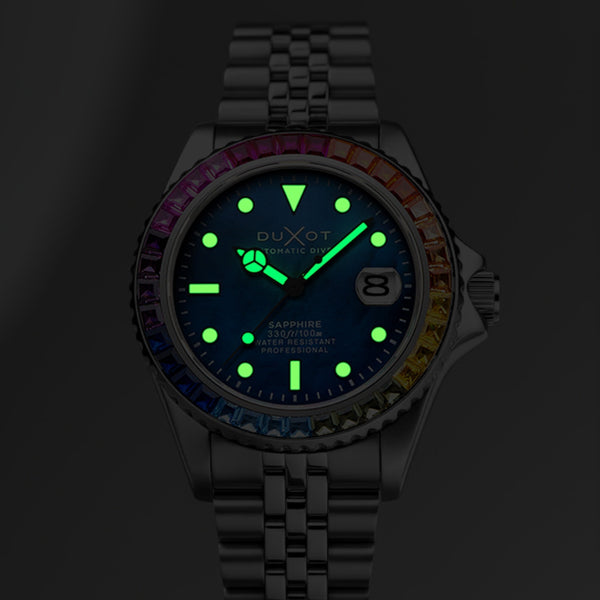 Duxot Atlantica 40 Rainbow Automatic Blue MOP DX-2077-55