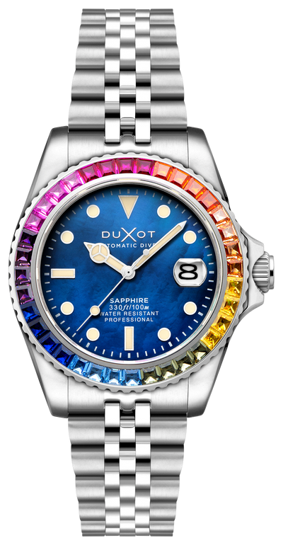 Duxot Atlantica 40 Rainbow Automatic Blue MOP DX-2077-55