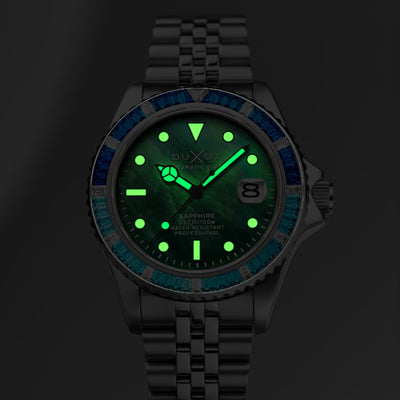 Duxot Atlantica 40 Rainbow Automatic Green MOP DX-2077-77