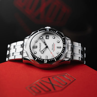 Duxot Henri Diver Matt Silver DX-2060-77
