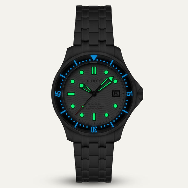 Duxot Henri Diver Matt Silver DX-2060-77