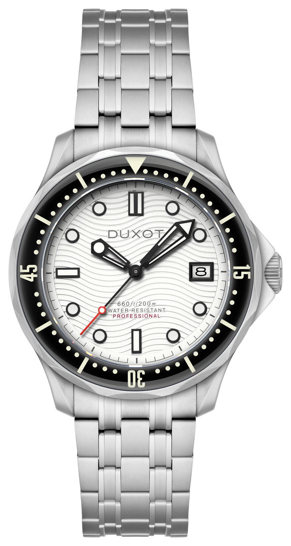 Duxot Henri Diver Matt Silver DX-2060-77