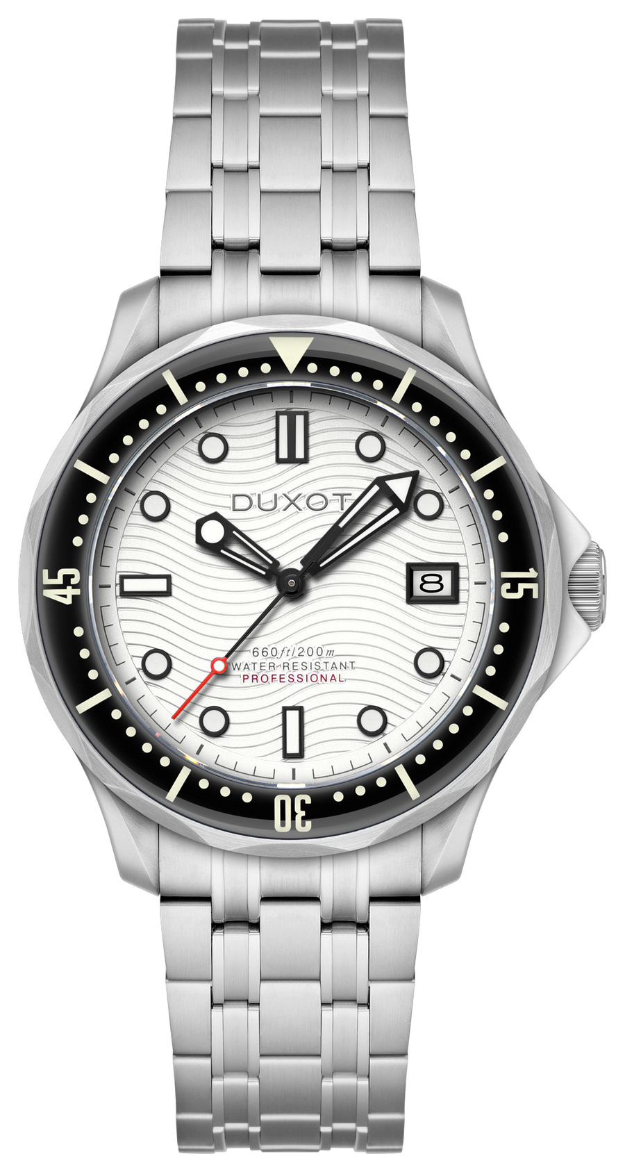 Duxot Henri Diver Matt Silver DX-2060-77