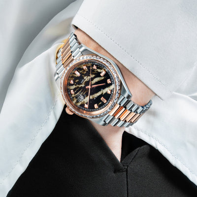 Duxot Serenata Grey Crystal Automatic Limited Edition DX-2058-HH