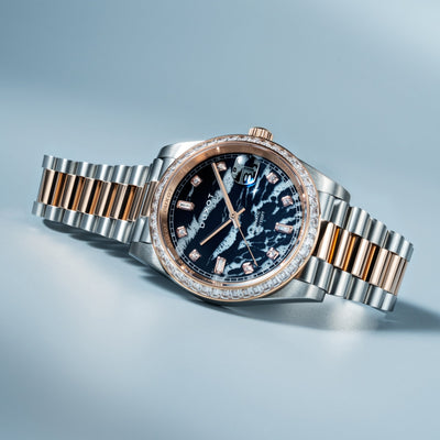 Duxot Serenata Grey Crystal Automatic Limited Edition DX-2058-HH
