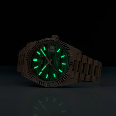Duxot Marcel Green Malachite Limited Edition DX-2059-FF