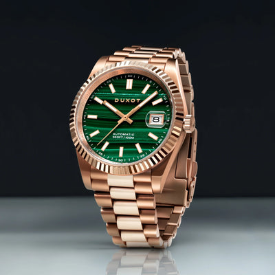 Duxot Marcel Green Malachite Limited Edition DX-2059-FF