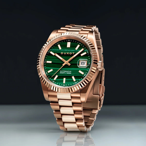Duxot Marcel Green Malachite Limited Edition DX-2059-FF
