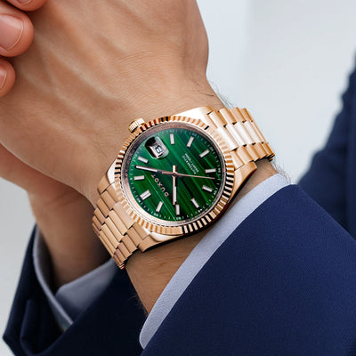 Duxot Marcel Green Malachite Limited Edition DX-2059-FF