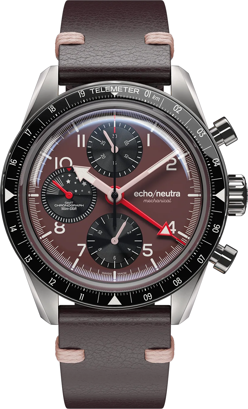 Echo/Neutra 1956 Chrono GMT Purple