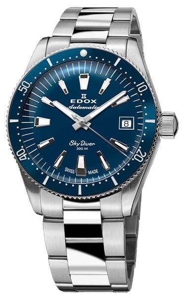 英　0430 Edox - Skydiver 38 Date Automatic Special Edition