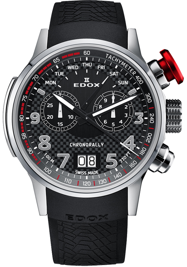 Edox Chronorally Chronograph 38001 TIN NRO3