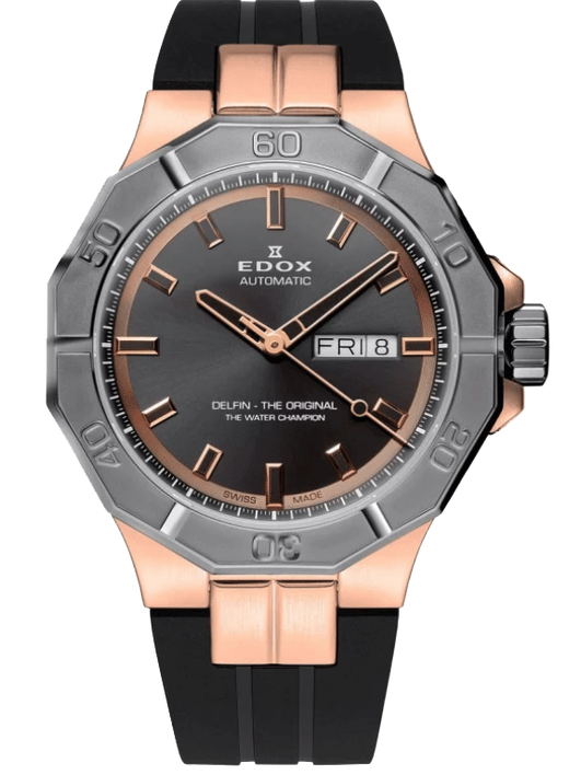 Edox Delfin Automatic Day/Date 88008 37RGCA GIR