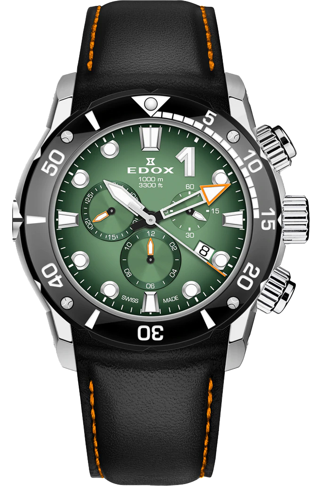 Edox CO-1 Chronograph 10242 TIN VIN - SeriousWatches.com