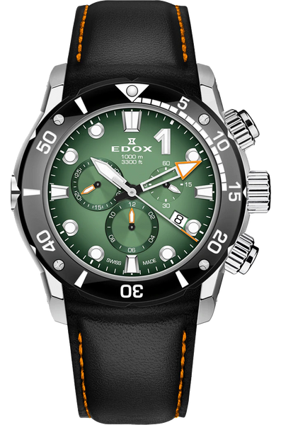 Edox CO-1 Chronograph 10242 TIN VIN - SeriousWatches.com