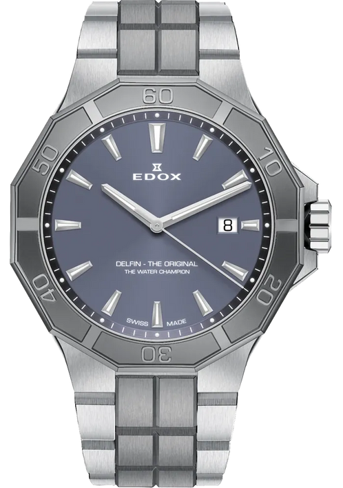 Edox Delfin Date 53021 3GM GIN