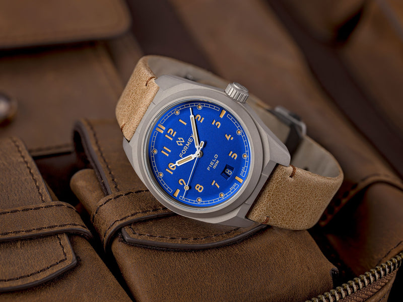 Blue field watch on sale