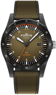 Fortis Flieger F-41 Werk 7 Tactical Green - SeriousWatches.com